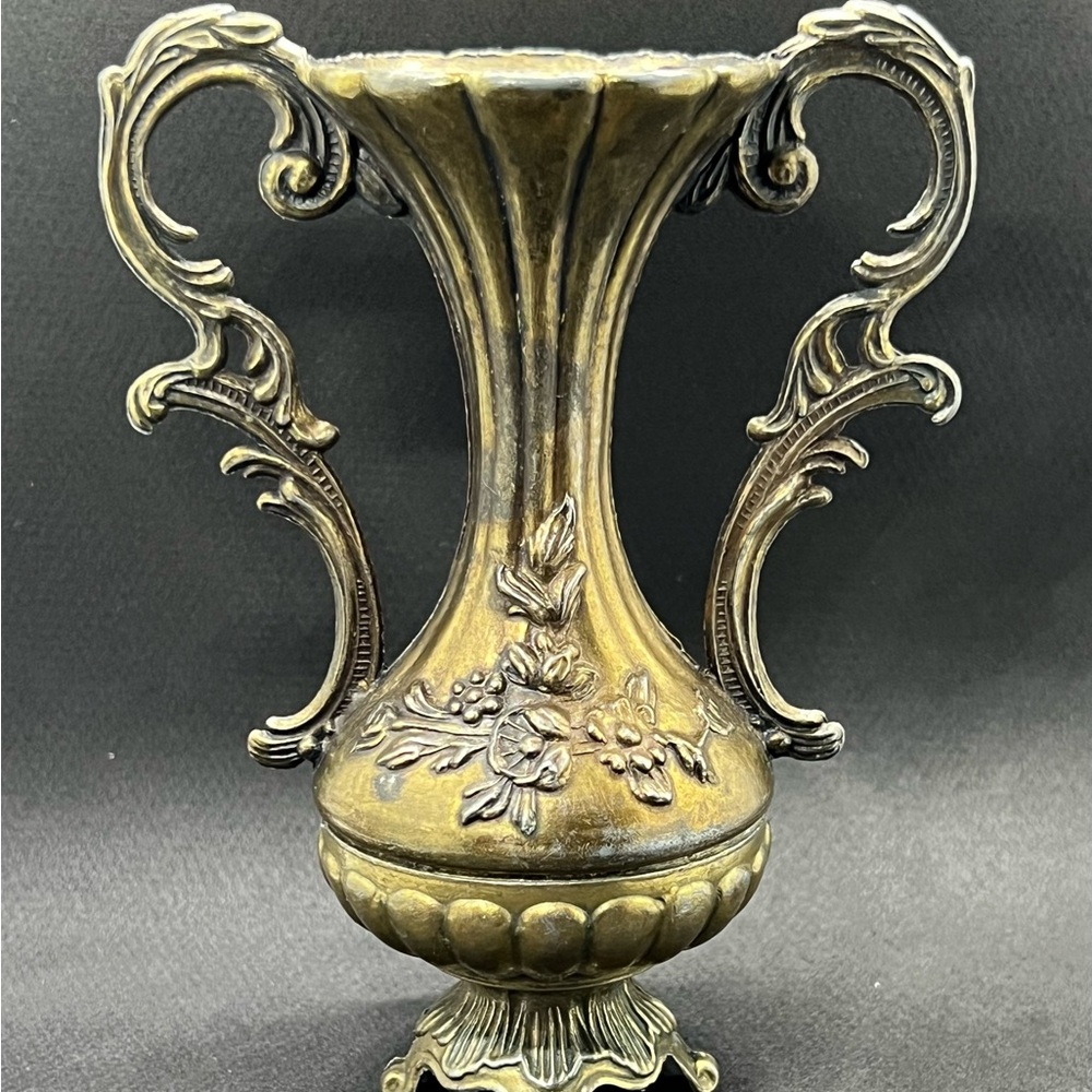 Elegant Bronze Decorative Vase - Picture 1 of 7